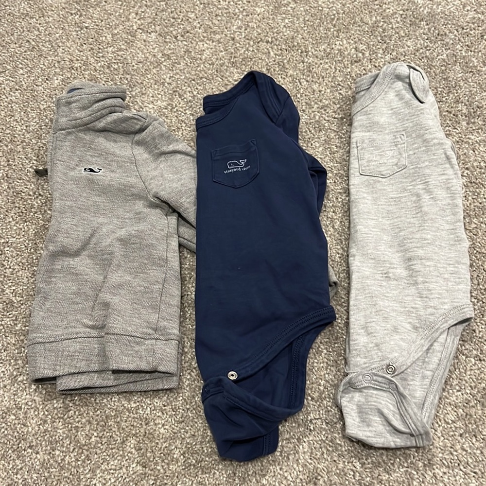 Vineyard vines bundle 12-18 months (3 items)